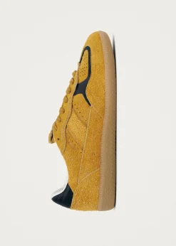 Tb.490 Rife Suede Fuzzy Yellow Leather Sneakers|ALOHAS Fashion