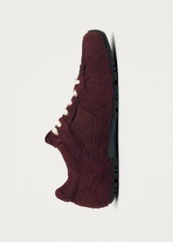 tb.56 Suede Fuzzy Burgundy|ALOHAS New