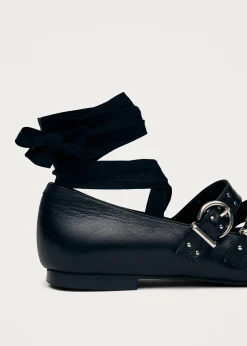Thekla Leather Ballet Flats|ALOHAS Discount