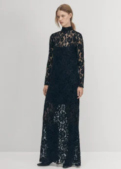 Tiban Lace Black Dress|ALOHAS Discount