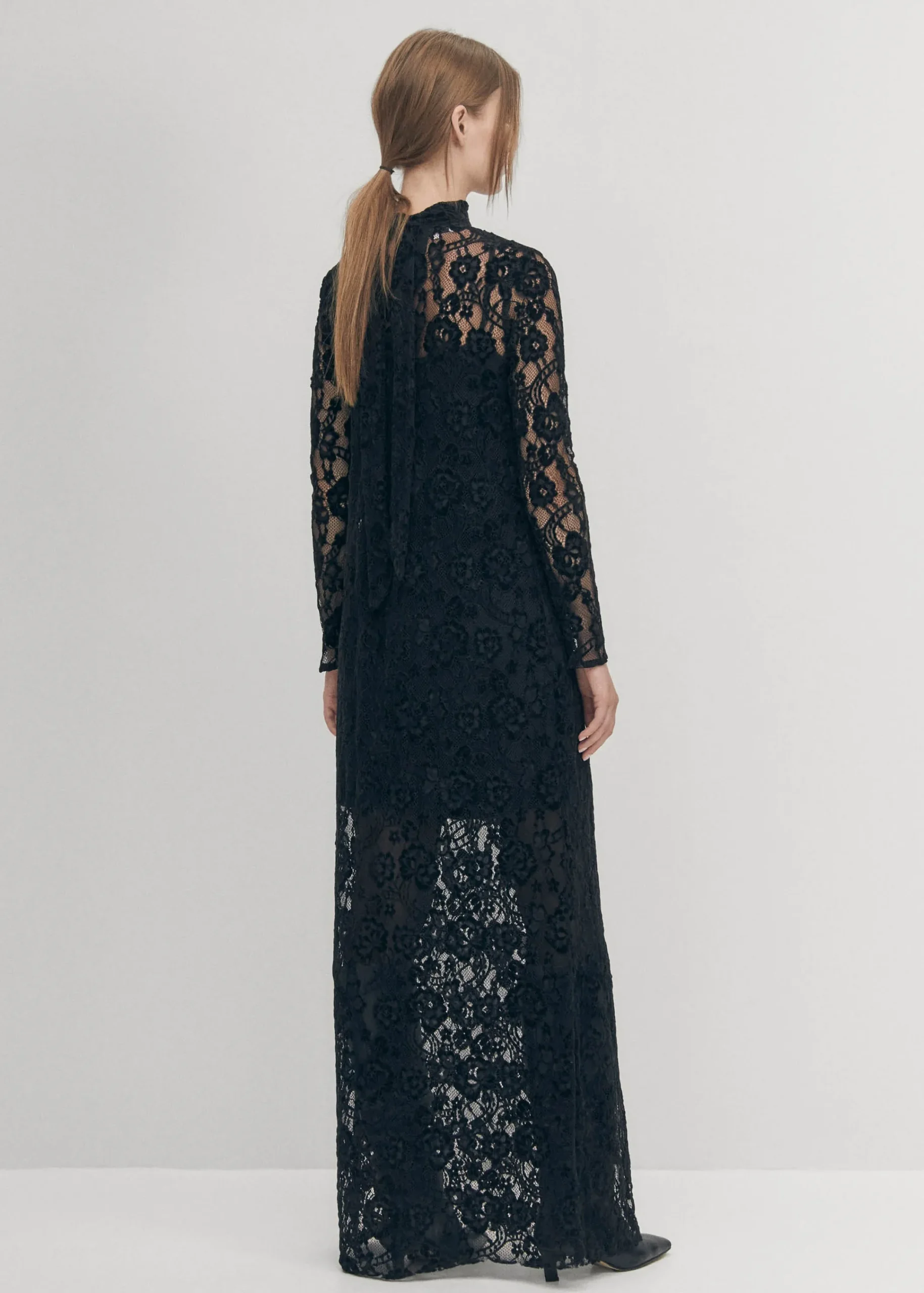 Tiban Lace Black Dress|ALOHAS Discount