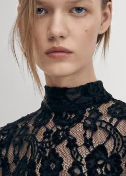 Tiban Lace Black Dress|ALOHAS Discount
