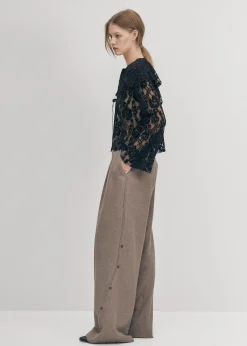 Tolpa Lace Black Blouse|ALOHAS Discount