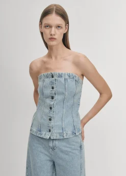 Troyes Blue Denim Tank|ALOHAS Discount