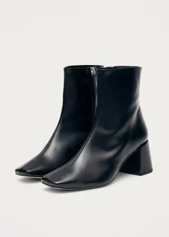 Watercolor Vegan Leather Ankle Boots|ALOHAS Fashion