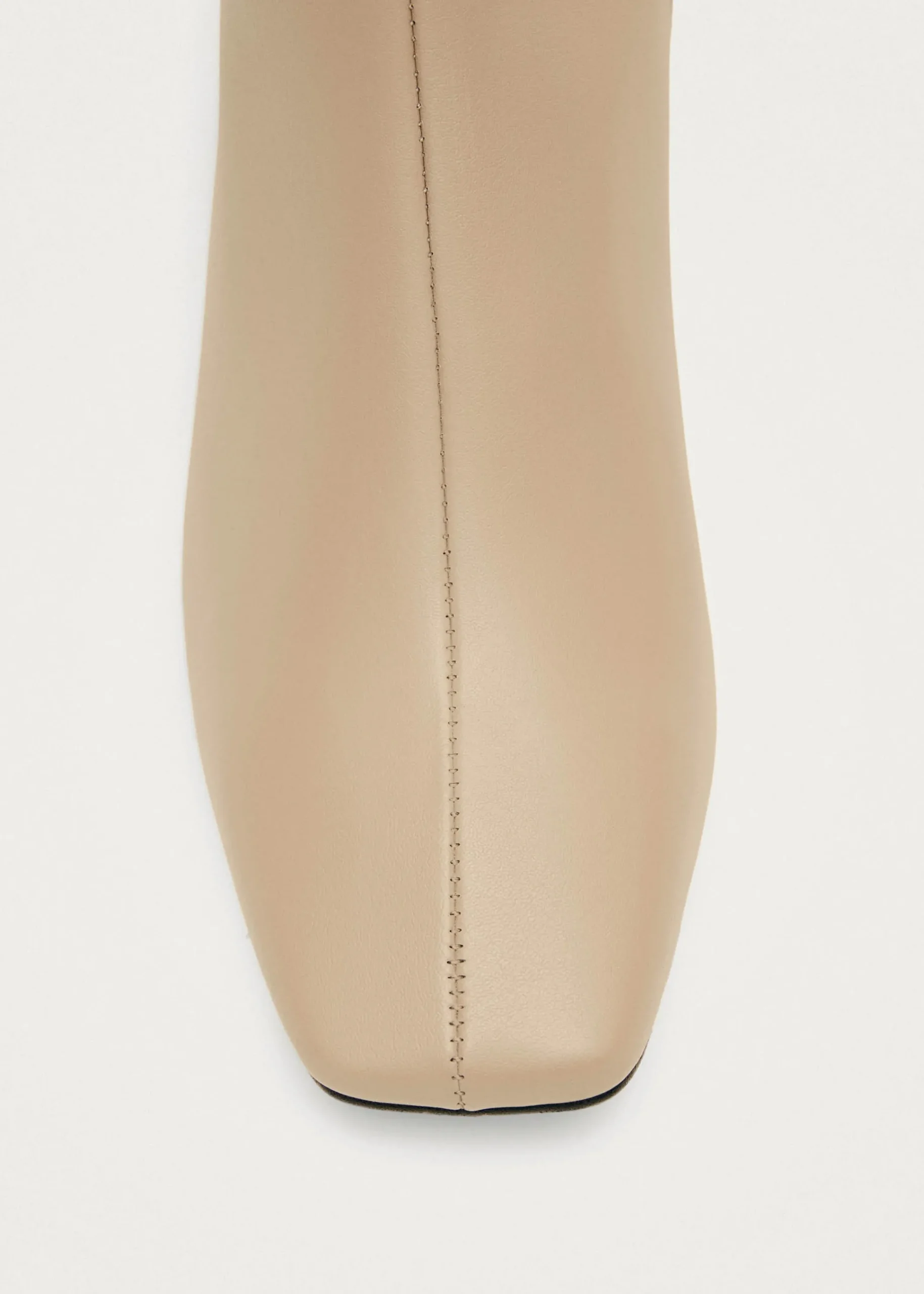 Watercolor Tahini Beige Vegan Leather Ankle Boots|ALOHAS Sale