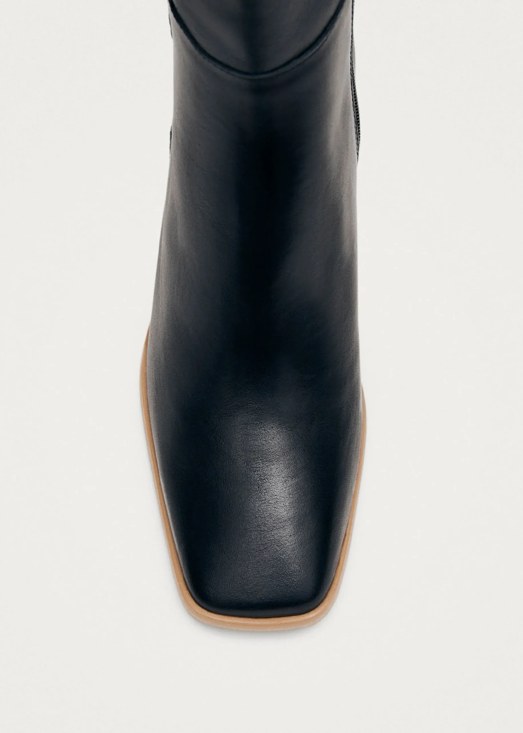 West Vintage Black Leather Ankle Boots|ALOHAS Outlet