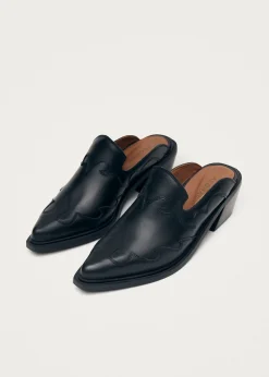 Weston Leather Mules|ALOHAS Outlet
