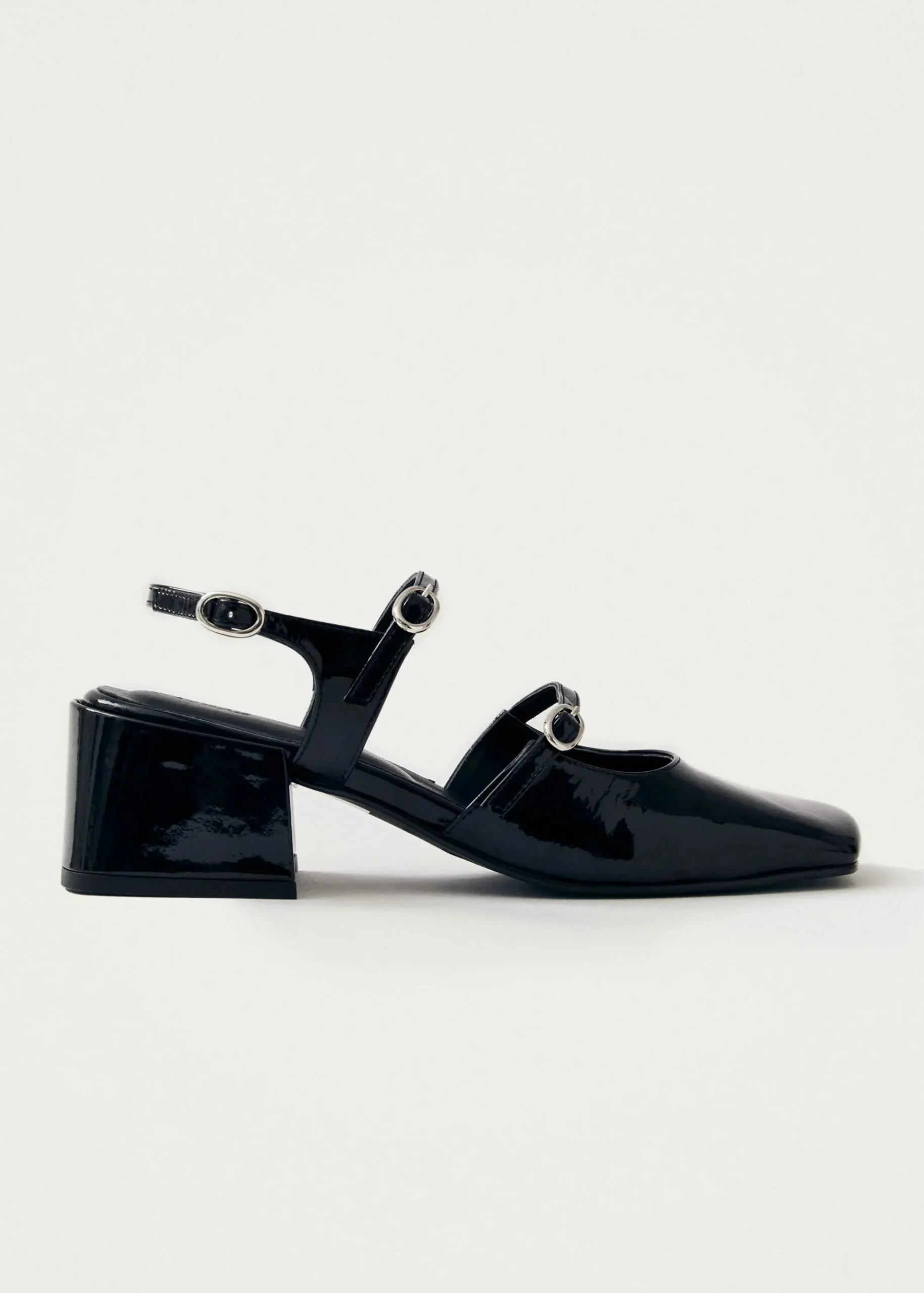 Withnee Onix Black Leather Pumps|ALOHAS New