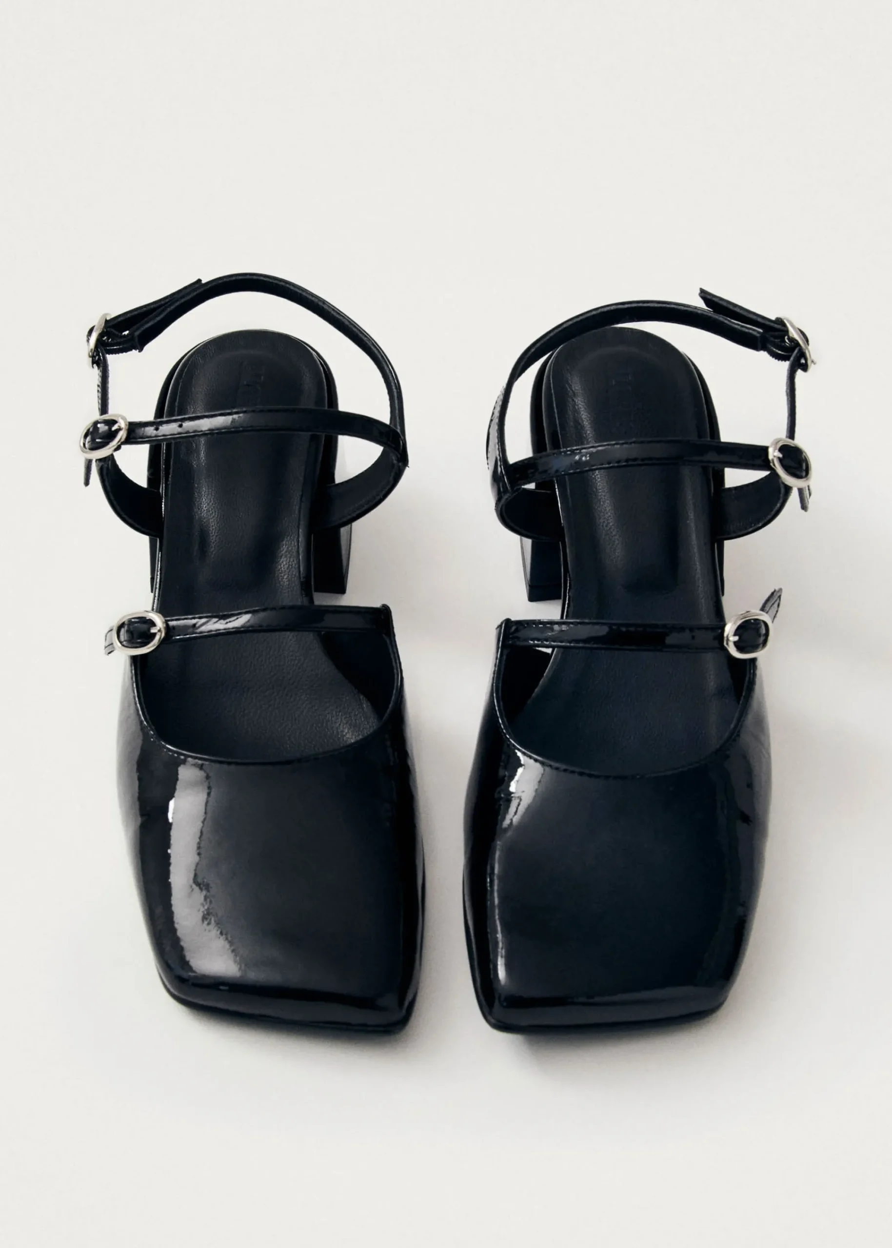 Withnee Onix Black Leather Pumps|ALOHAS New