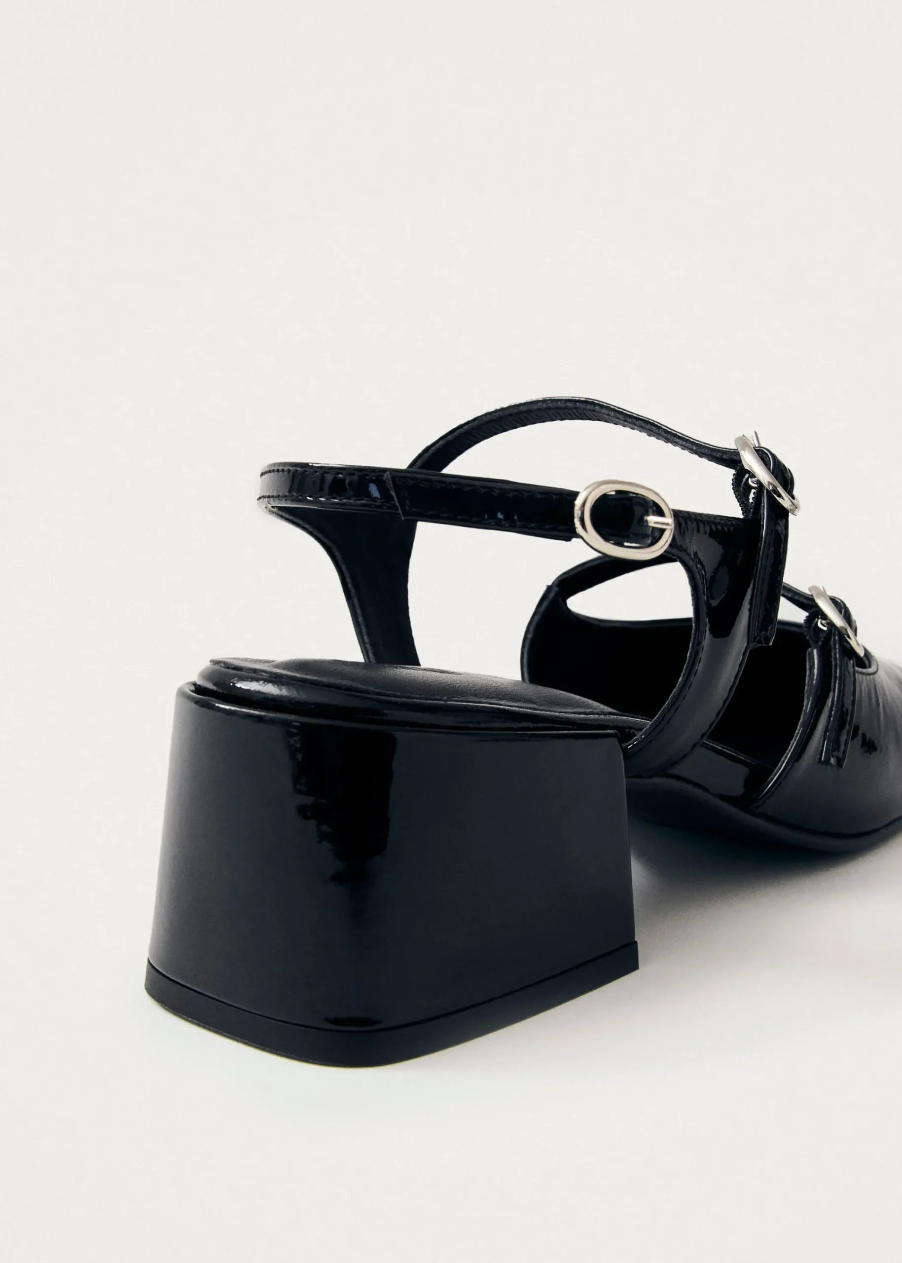 Withnee Onix Black Leather Pumps|ALOHAS New
