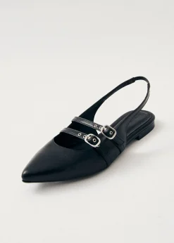 Wren Leather Ballet Flats|ALOHAS Hot
