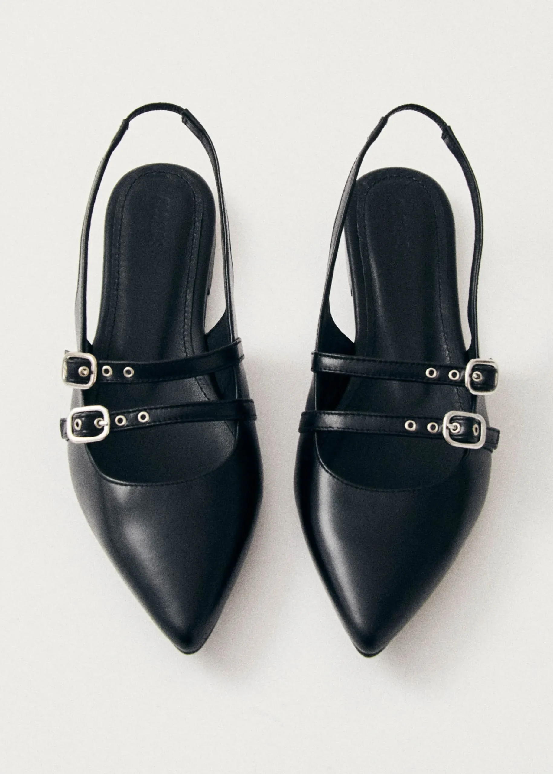 Wren Leather Ballet Flats|ALOHAS Hot